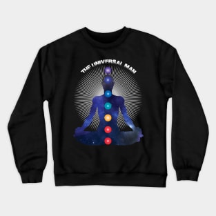 Universal Man and the Chakras Crewneck Sweatshirt